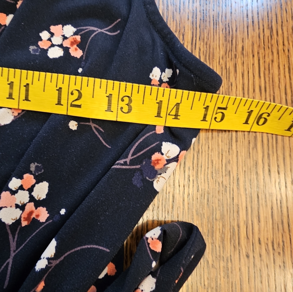 Kaileigh Floral Faux Wrap Wide Leg Jumpsuit - Picture 12 of 16